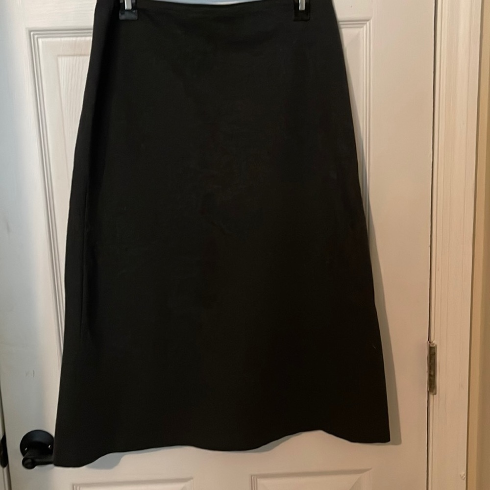 Dark gray A-line skirt
